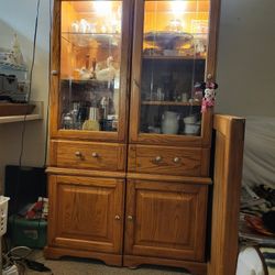 Two Art Van  Lighting China Cabinets