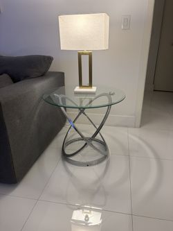 Glass Coffee Table & Side Tables