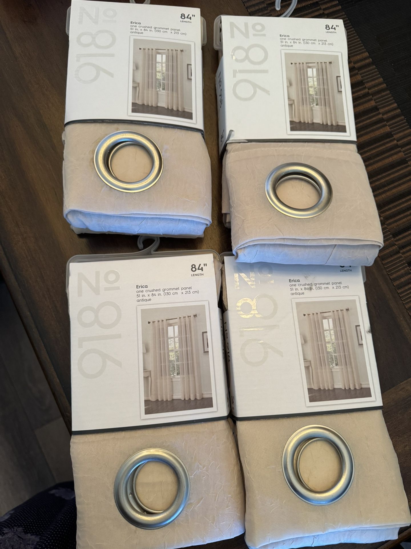 4 Piece Curtains