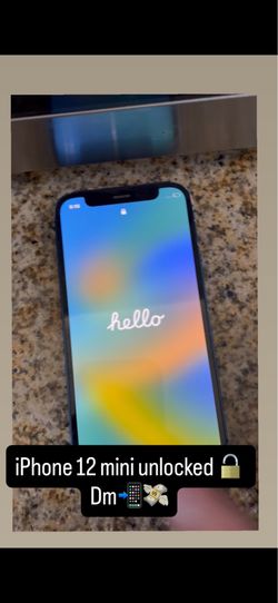 iPhone 12 mini unlocked very good condition