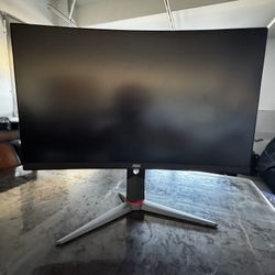 AOC 27" curved 1440p gaming monitor 144hz 1ms