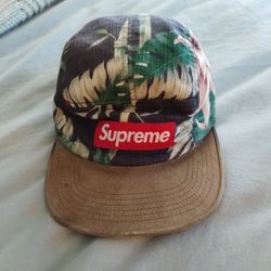 Supreme Floral Camp Hat