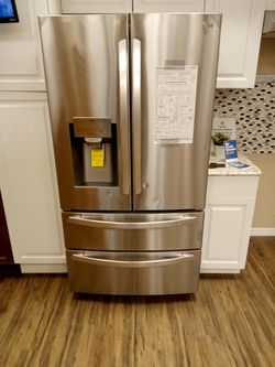 LG Stainless Steel 4-Door ThinQ Refrigerator