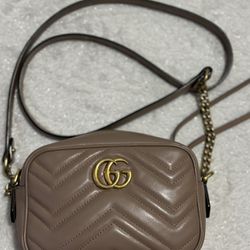 Authentic Gucci Marmont Camera Mini Bag