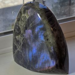 3.4 lb (1539g) Labradorite Slab Quartz Crystal