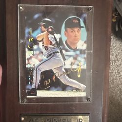 Cal Ripken plaque