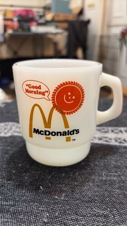 McDonald’s milk glass mug