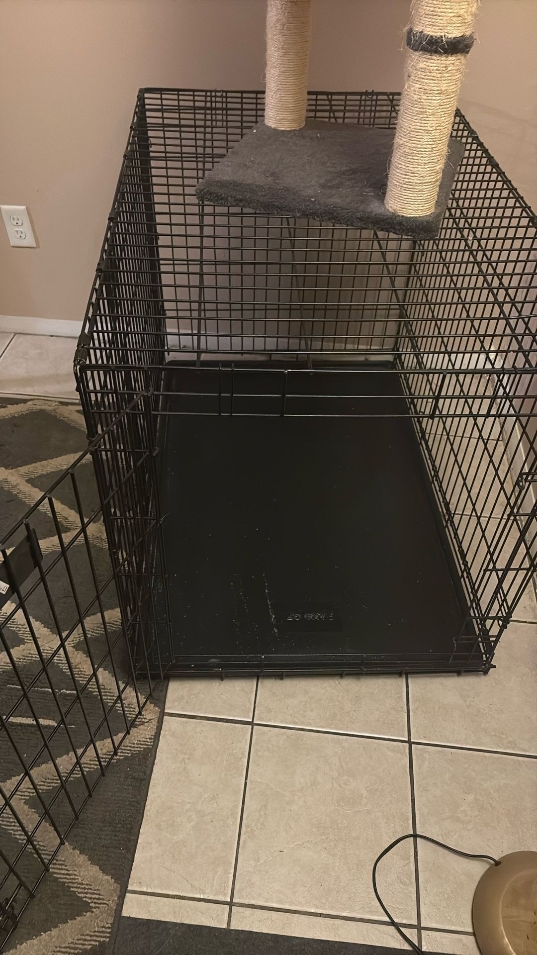 Large Size Dog Crate 2 Doors