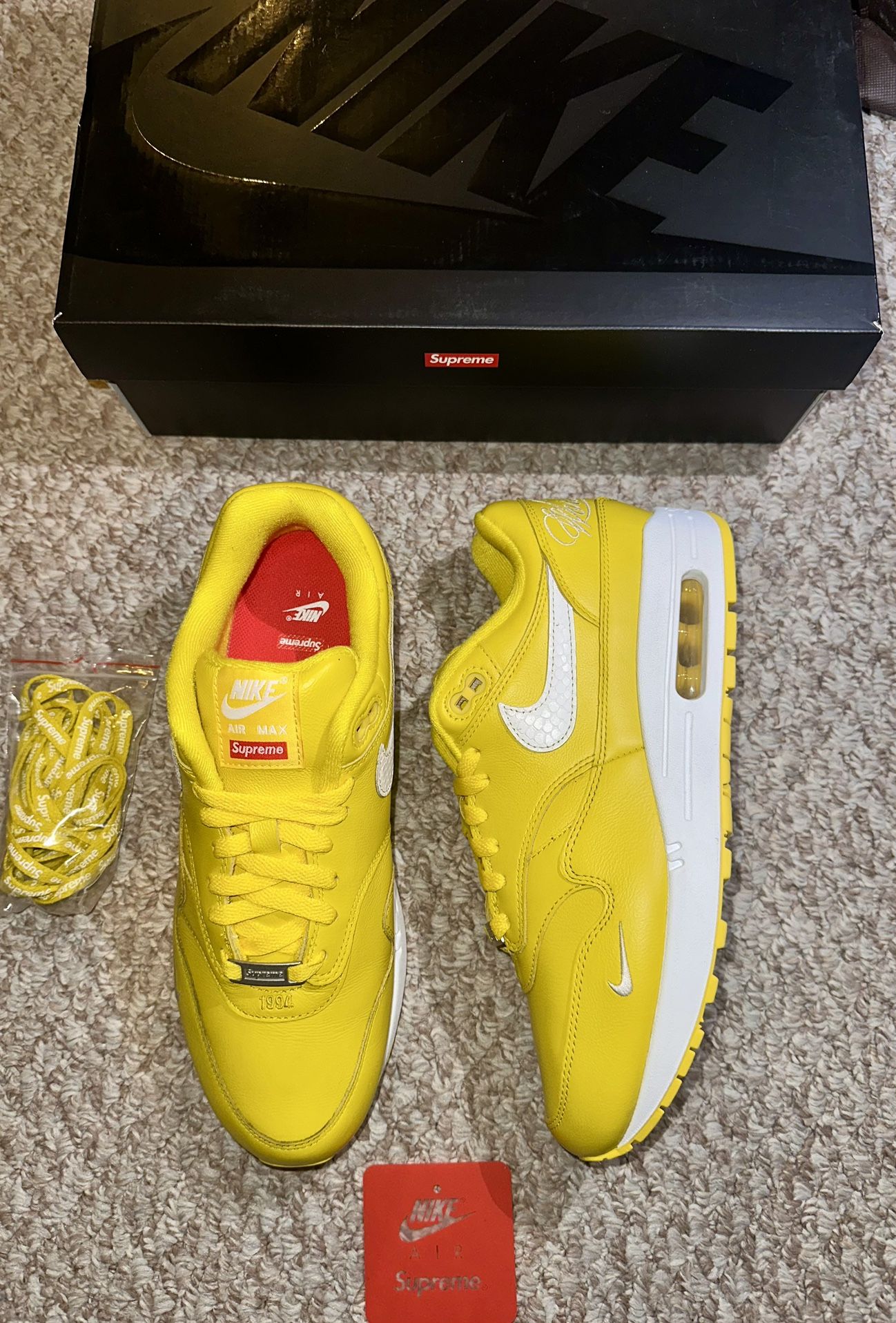 Nike Footwear Air Max 94 Yellow Size 11 AV8197-002 Nike Air Max 94