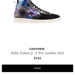 Converse Kelley Oubre Jr . Pro Leather Mid Chase Drip Size 10.