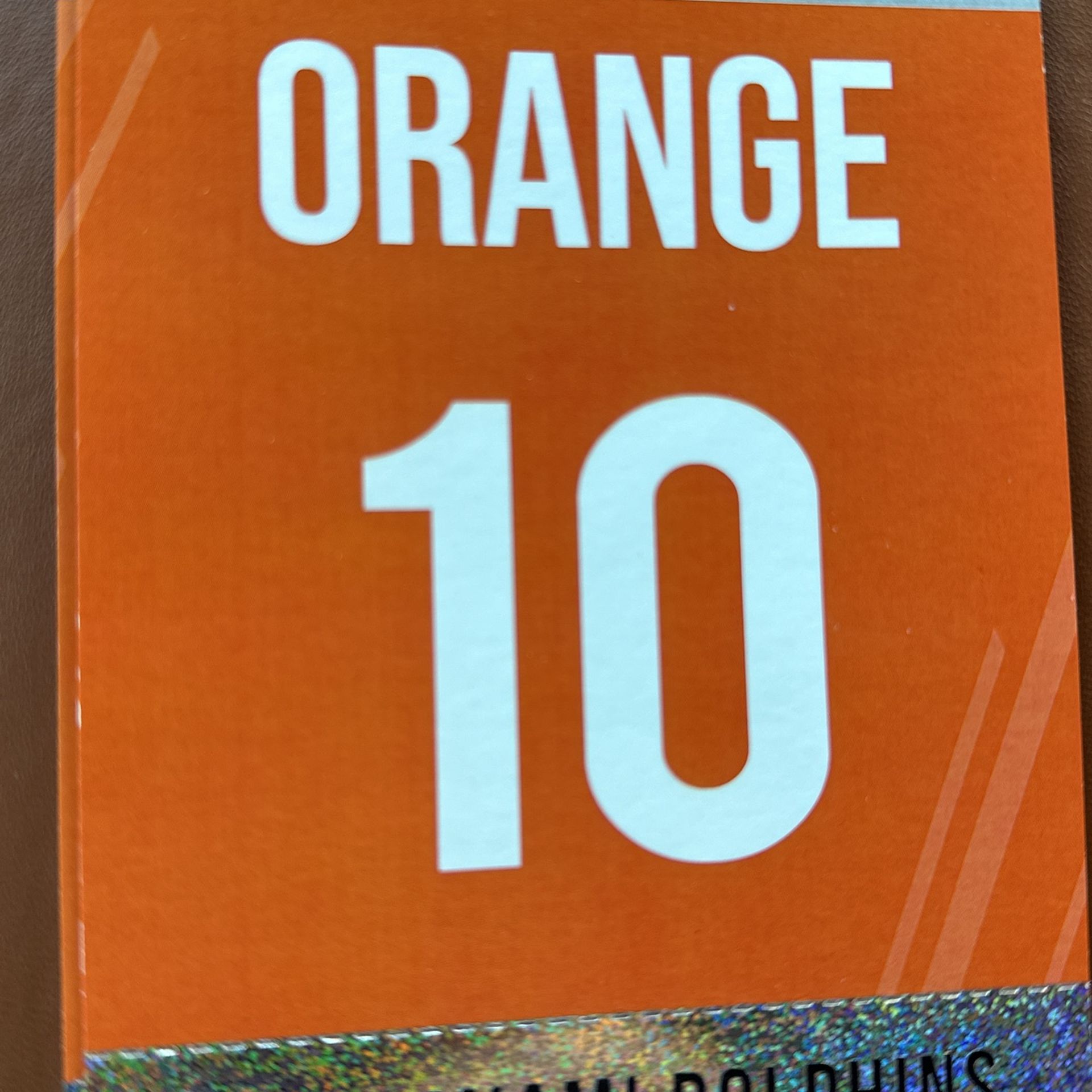 Miami Dolphins Parking Pass Orange