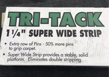 Wood Tack Strip 1-1/4