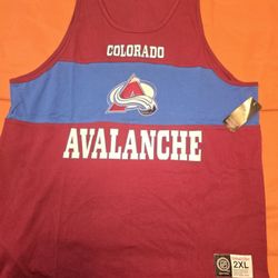 Mitchell And Ness Colorado Avalanche Tank Top-2XL