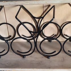 3 Metal Wine Racks 