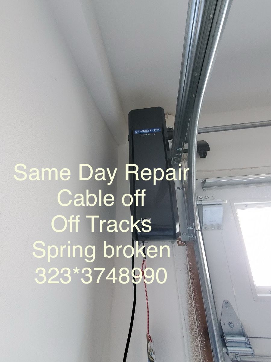 Garage Door And Opener