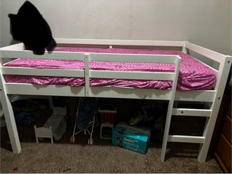 Twin size loft bed frame