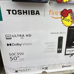 Toshiba 50inch LED Brand New Sealed With 1 Year Warranty 
