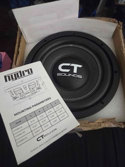 CT Sounds Hydro Shallow 10 Inch Subwoofer