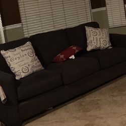 Dark gray sofa Ashley furniture 