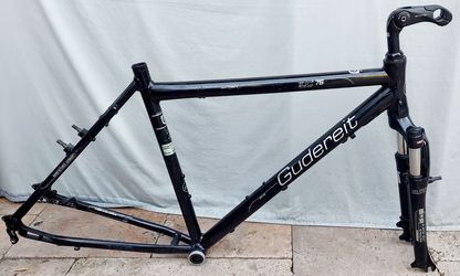 Gudereit LC 75 bicycle Frame with Suntour Suspension Fork