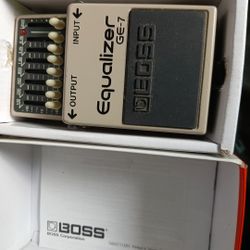  Boss Equalizer  GE-7 Foot Pedal