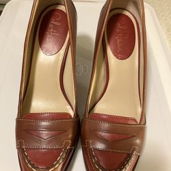 Cole Haan Nike Air Brown/ Red Pumps