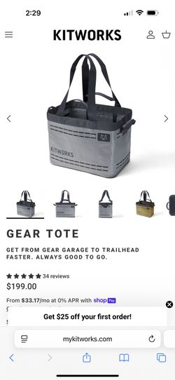 Kitworks Gear Tote 52L