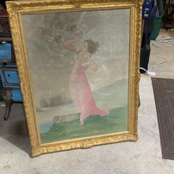 Old Picture And Frame