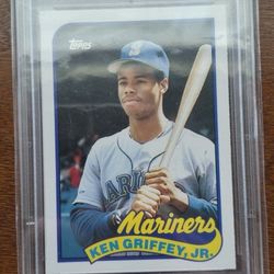 Read 1989 Topps #41T Ken Griffey Jr Rc PSA 9