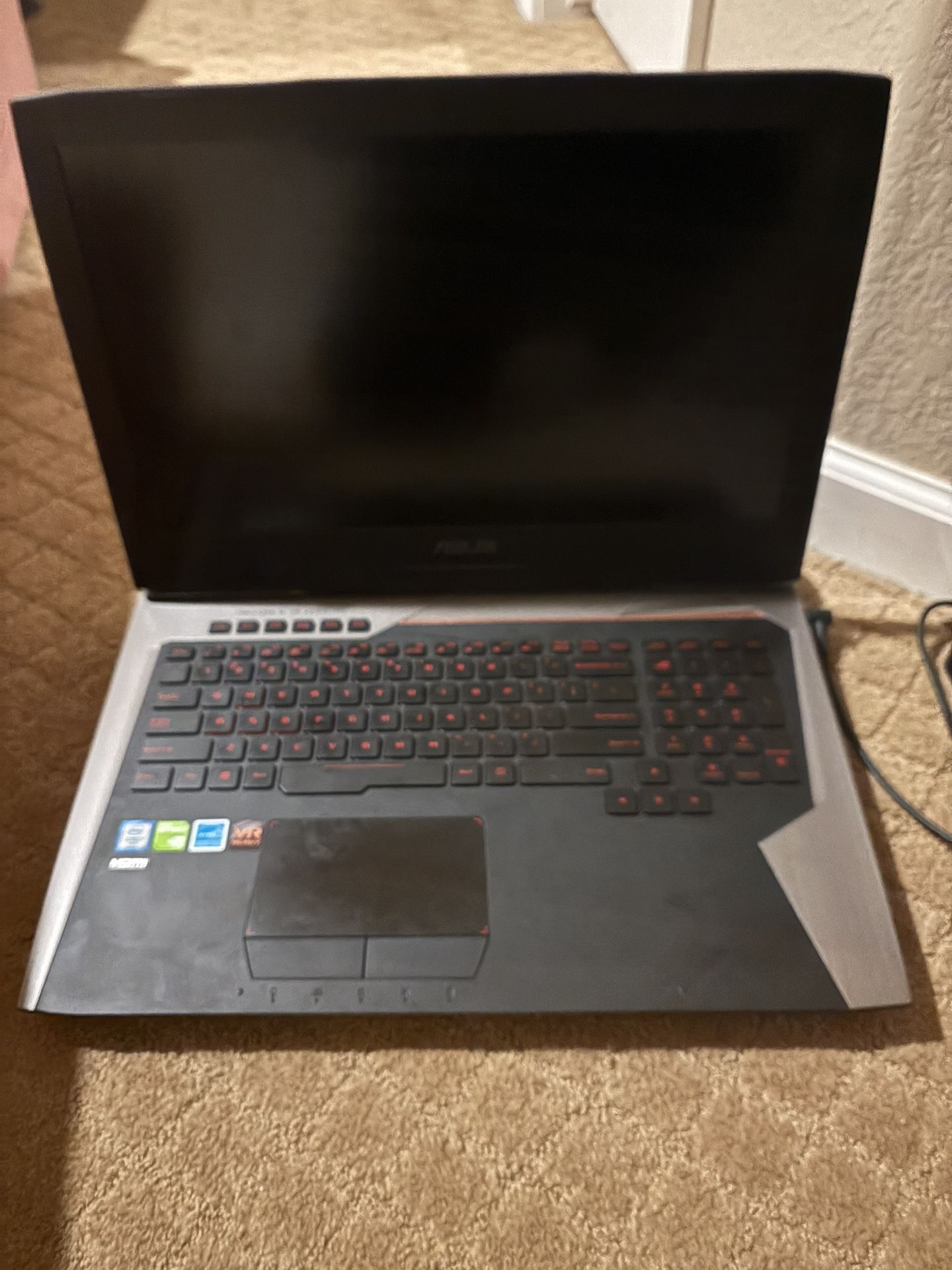 Asus Gaming Latop Intel I7 2.6 Ghz