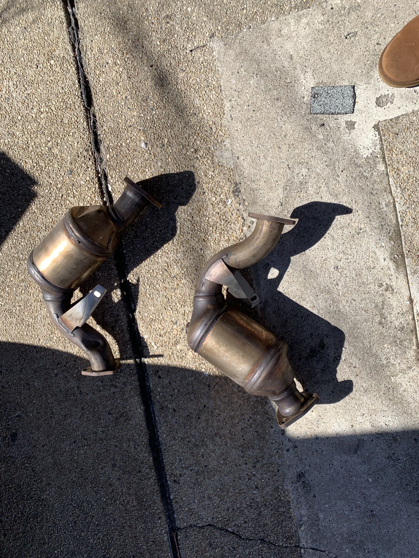 Audi s4 stock parts (catalytic converters, air intake, and oem grille)
