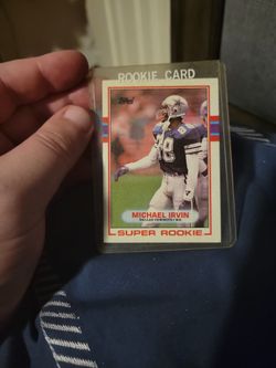 Topps Michael Irvin Super Rookie 