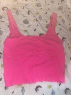Pink crop top