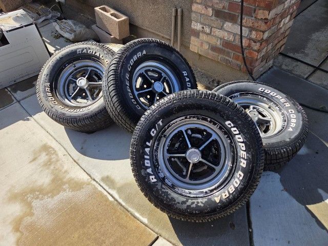 Old Rally Cars Rims 70's Buick / Chevy / GM rally Rims for Sale in Riverside, CA - OfferUp