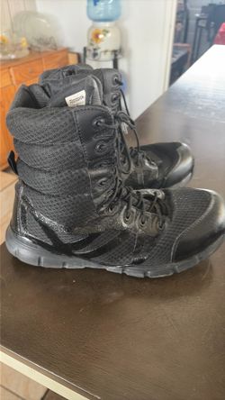 Reebok duty boots side zipper light  $60.00 OBO