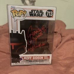 Giancarlo Esposito “MOFF GIDEON WITH ARMOR” Signed Funko Pop