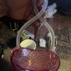 Hand Blown Basket