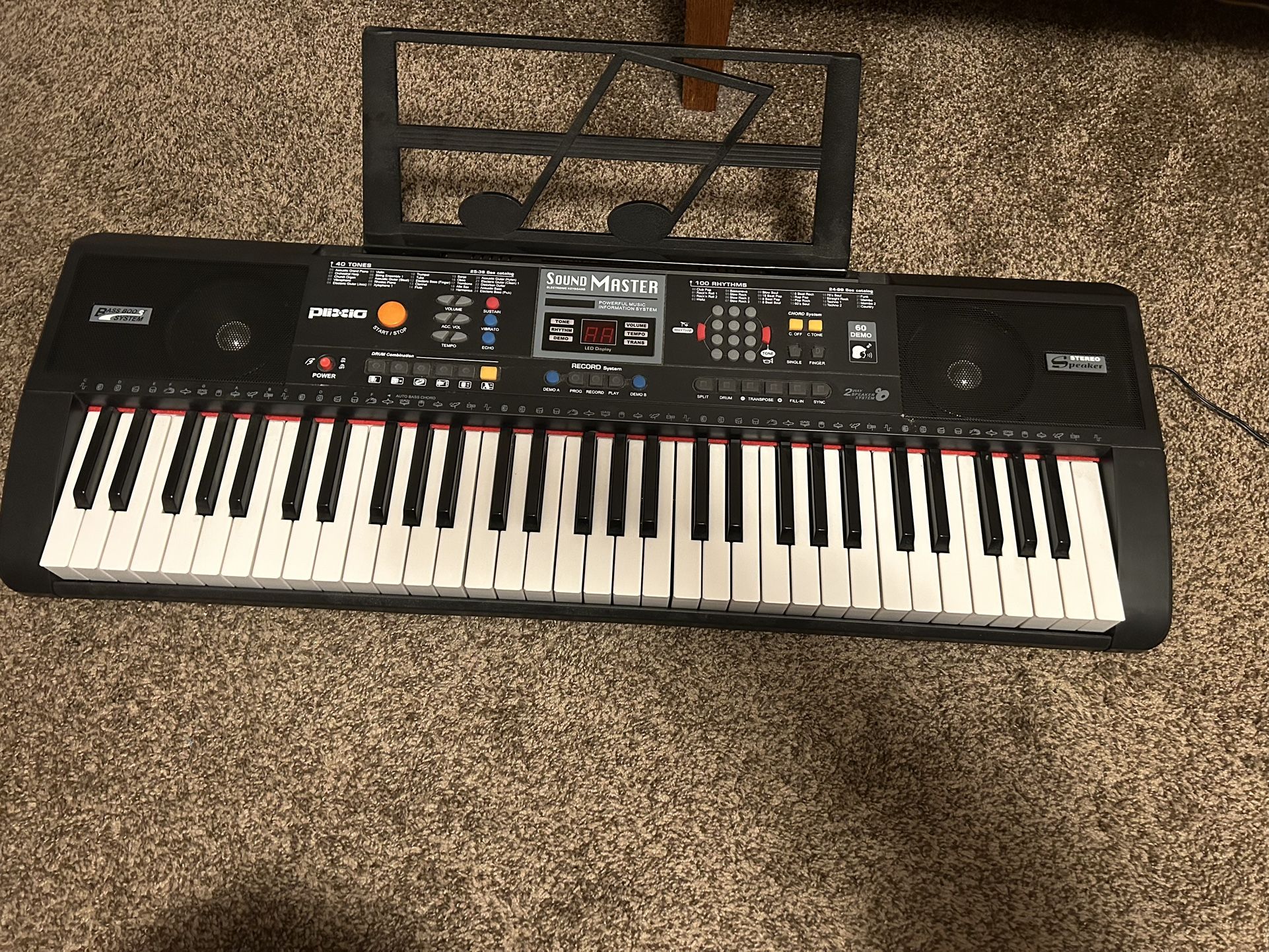 Sound Master Digital Electronic Keyboard Piano 