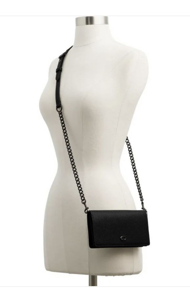 Coach Leather Crossbody/ Wallet mini Bag