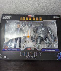 Marvel Legends Iron Monger And Obadiah Stane Infinity Safe Action Figure
