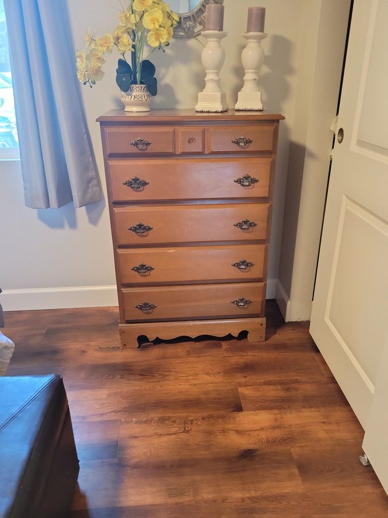 Antique Solid Wood Dresser