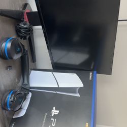 Ps5-turtle Beach Headset- Gaming Monitor 