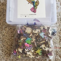 Hummingbird Wooden Jigsaw Puzzle