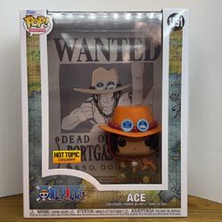 Ace Wanted Poster One Piece Funko Pop 1291