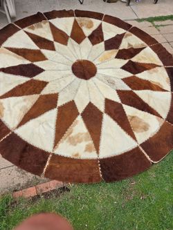 Cow skin rug