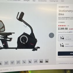Exercise Bike Only 1year Old