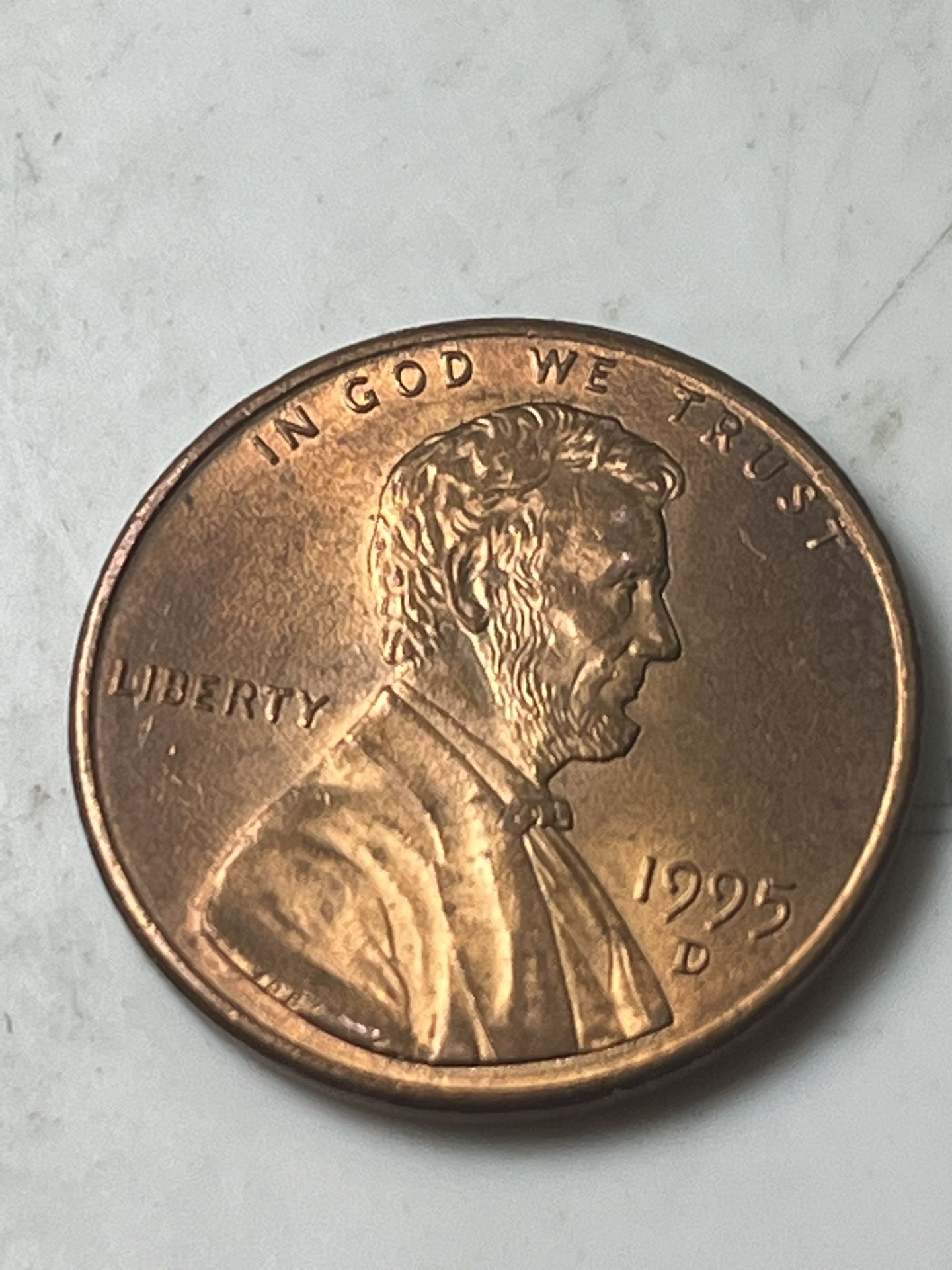 1995 D Penny Rare Lips