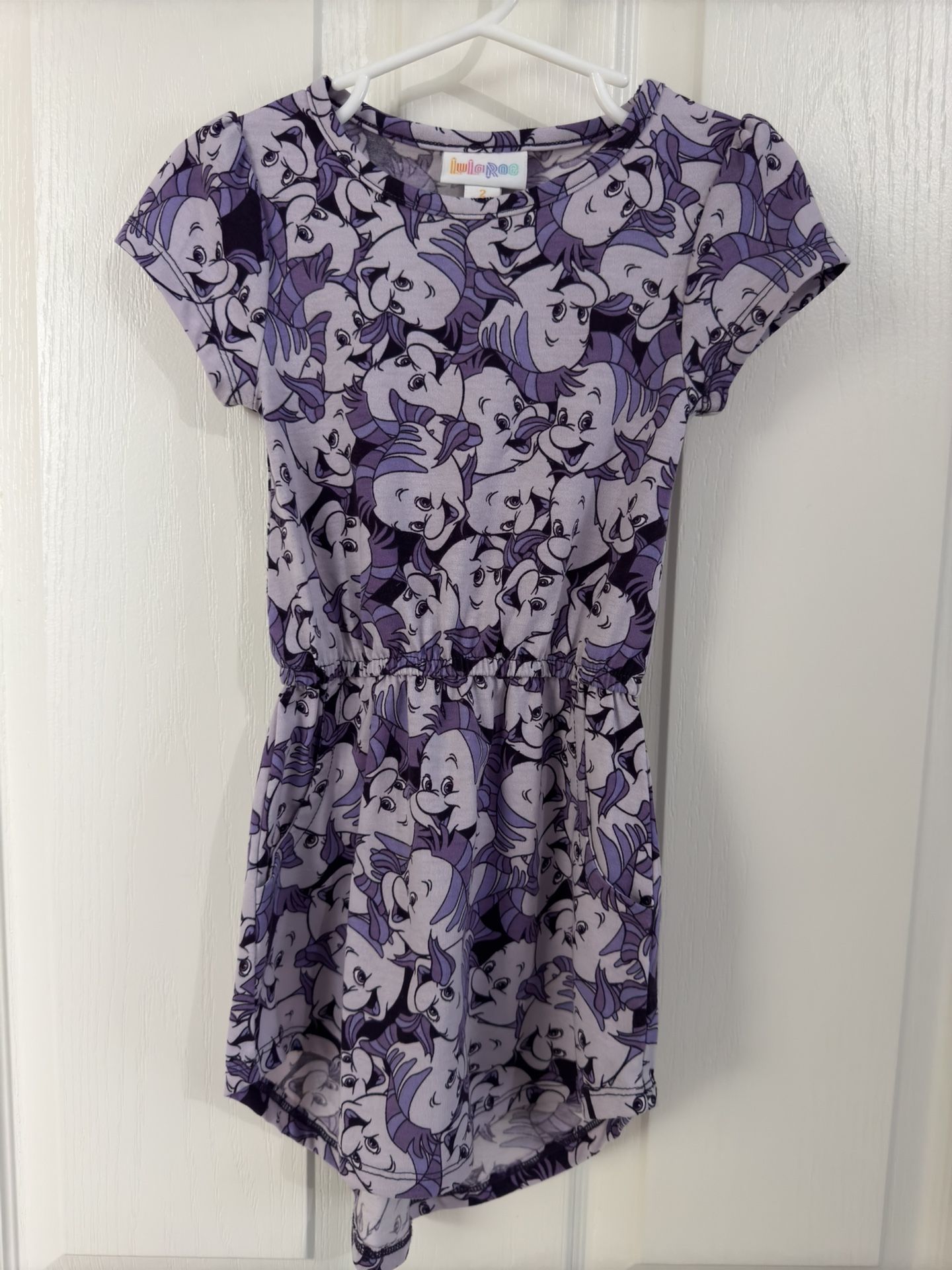 Disney LulaRoe Mae (Little Mermaid Flounder)