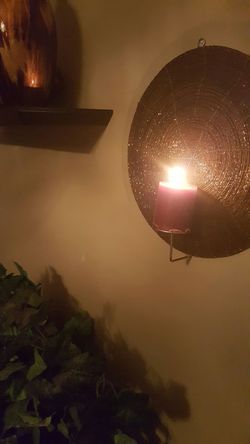 Cool wall candle holder