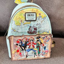 One Piece Loungefly Mini Backpack
